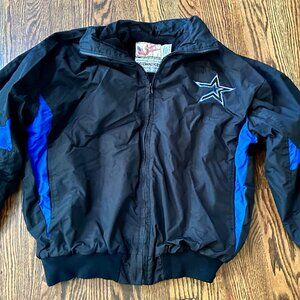 VTG Ripon Jackets Milwaukee Sporting Goods Mens Starter‎ Zip Black Size L EUC